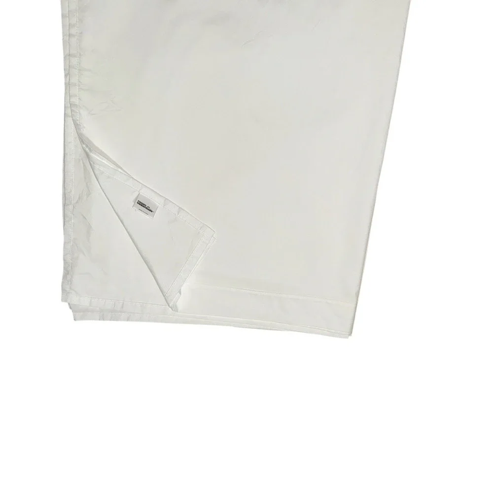 Room Essentials / Target Full Size Flat Sheet Solid White Microfiber Bedding